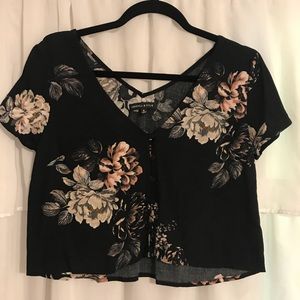 Kendall & Kylie Brand floral tank
